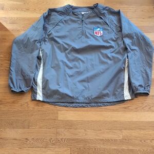 NFL Men's Gray Windbreaker Jacket